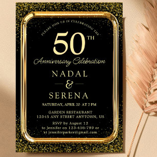 Invitation au 50e anniversaire de mariage