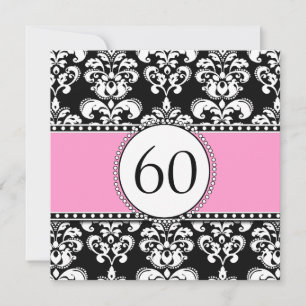Invitation au 60e anniversaire de Black Damask  Ro