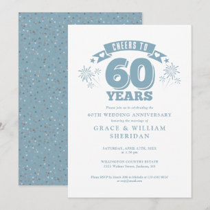 Invitation au 60e anniversaire du Mariage