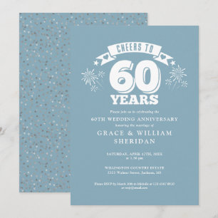 Invitation au 60e anniversaire du Mariage