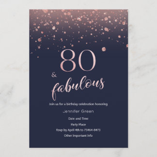 Invitation au 80e anniversaire de l'Rose de la Mar