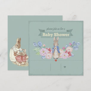 Invitation au Baby shower Bunny