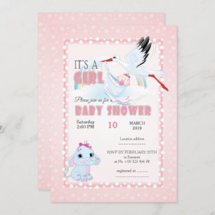 invitation au baby shower, c'est un garçon
