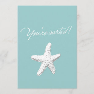 Invitation au Baby shower classique de poisson éto