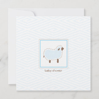 Invitation au Baby shower d'agneau