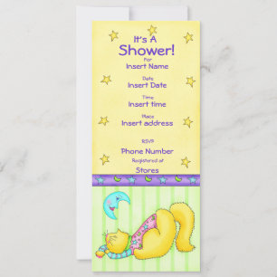 Invitation au Baby shower de chats Sweet Dreams