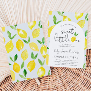 Invitation au Baby shower de citron   Douche Citru