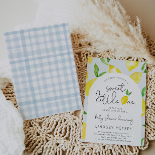 Invitation au Baby shower de citron   Douche Citru