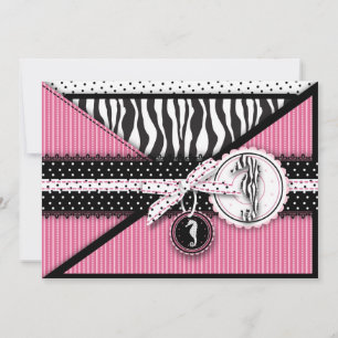 Invitation au Baby shower de détection des chevaux