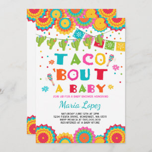 Invitation au Baby shower de Fiesta Taco Bout A Ba