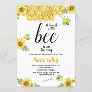 Invitation au Baby shower de la fête de la mère à