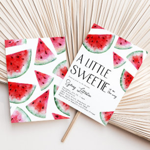 Invitation au Baby shower de la petite melon douce