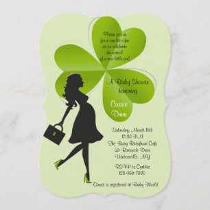 Invitation au Baby shower de la Saint-Patrick