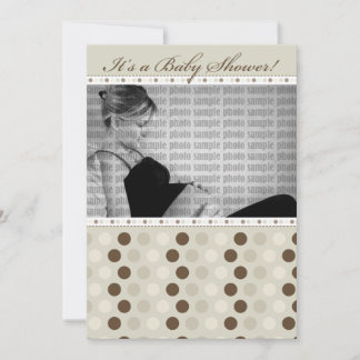 Invitation au Baby shower de la taupe au chocolat