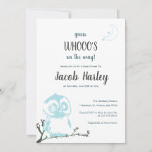 Invitation au Baby shower de Night Owl