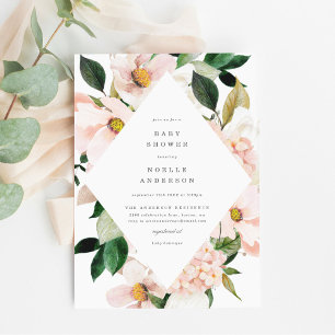 Invitation au Baby shower de printemps du Jardin d