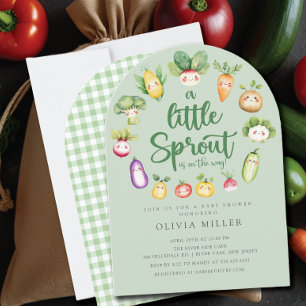 Invitation au Baby shower de Sprout doux