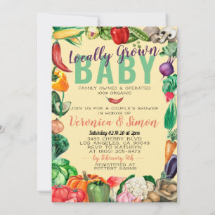 Invitation au Baby shower des agriculteurs