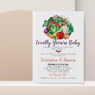 Invitation au Baby shower des agriculteurs