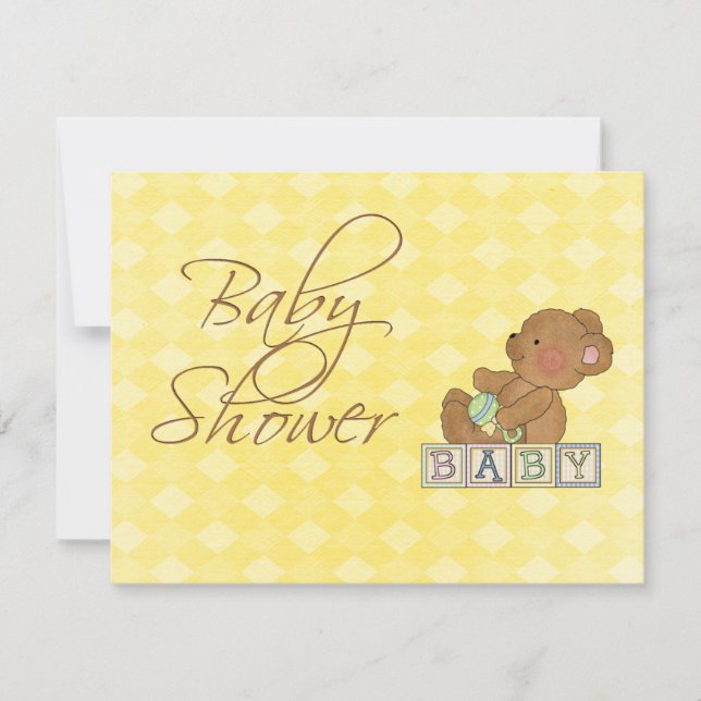 Invitation au Baby shower des petits bébés (Devant)