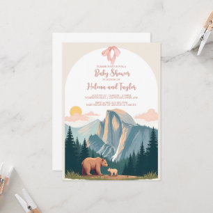 Invitation au Baby shower du parc national   Baby 