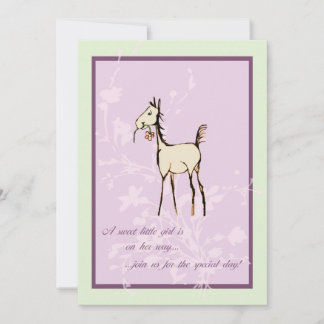 Invitation au Baby shower du poulailler