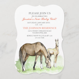 Invitation au Baby shower du poulailler