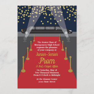 Invitation au bal de fin d'année