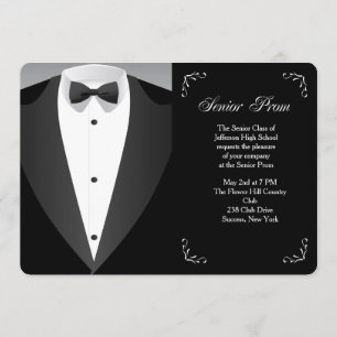 Invitation au bal de fin d'année