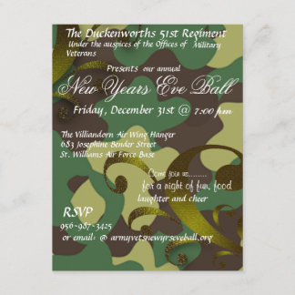 Invitation au bal militaire du Nouvel An