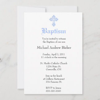 Invitation au baptême