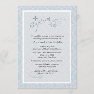 Invitation au baptême de Chantilly