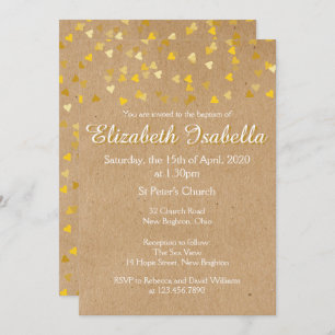 Invitation au baptême des Coeurs d'Or