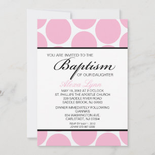 Invitation au baptême des filles Pokta de grande t