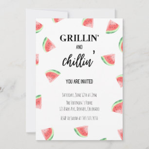 Invitation au barbecue de Grillin et Chillin' Wate