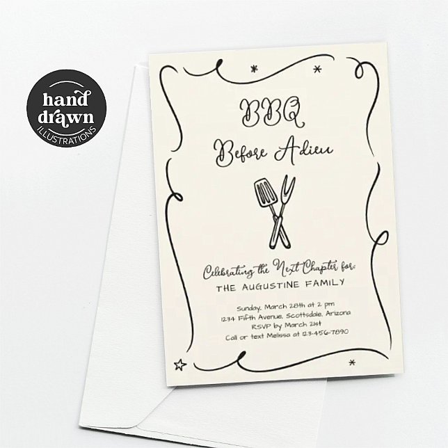 Invitation au barbecue de la fête (Créateur téléchargé)