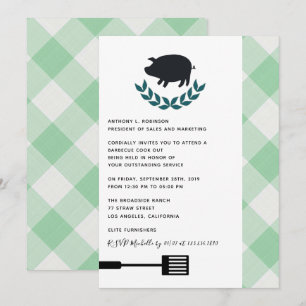 Invitation au barbecue d'entreprise