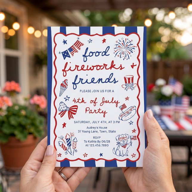 Invitation au barbecue du 4 juillet (Créateur téléchargé)