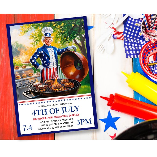 Invitation au BBQ du 14 juillet (Créateur téléchargé)