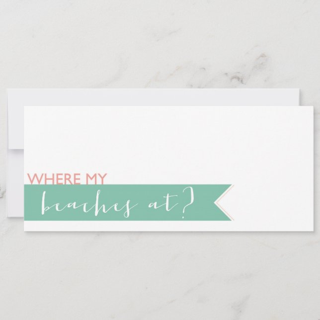 Invitation au Beach Bachelorette Party (Devant)