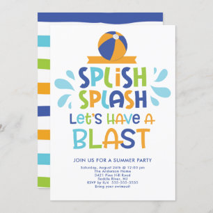 Invitation Au Blast Pool