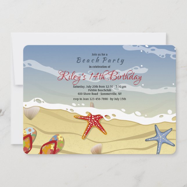 Invitation au bord de la mer (Devant)