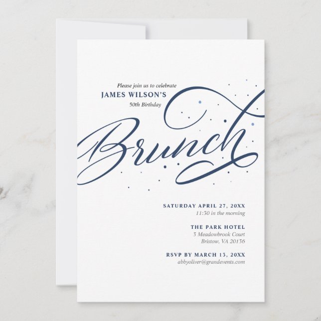 Invitation au brunch (Devant)