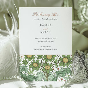 Invitation au brunch d'après-mariage - Le matin ap