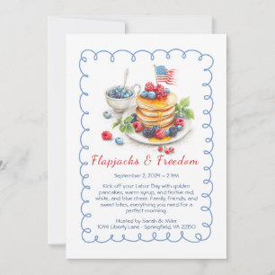 Invitation au brunch de crêpes de la fête du Trava