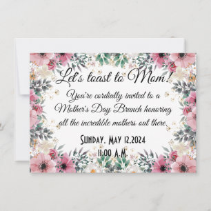 Invitation au brunch de la fête des Mères