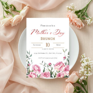 Invitation au brunch de la fête des Mères