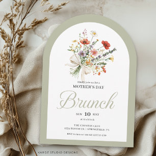 Invitation au brunch de la fête des Mères Bouquet