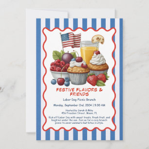 Invitation au brunch de la fête du Travail - Pâtis