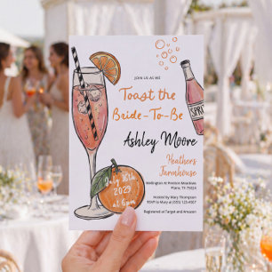 Invitation au brunch de mariage, Trônez la mariée
